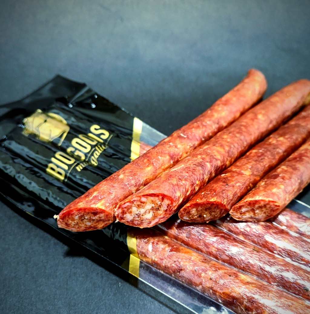 BioGoods Füstölt csemege snack kolbász 150g